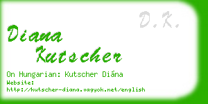 diana kutscher business card